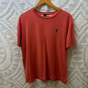 Vintage Polo by Ralph Lauren Basic Crew Neck Tee in Rust 100% cotton